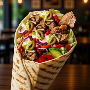 kebab w buŁce z kurczakiem