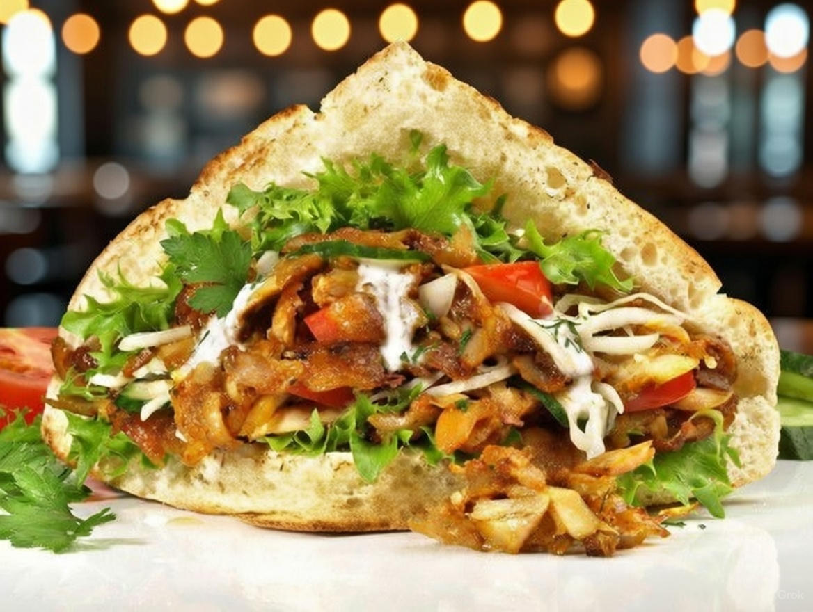 kebab w buŁce z kurczakiem kebab w buŁce z kurczakiem